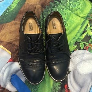 Johnson and Murphy black dress shoes